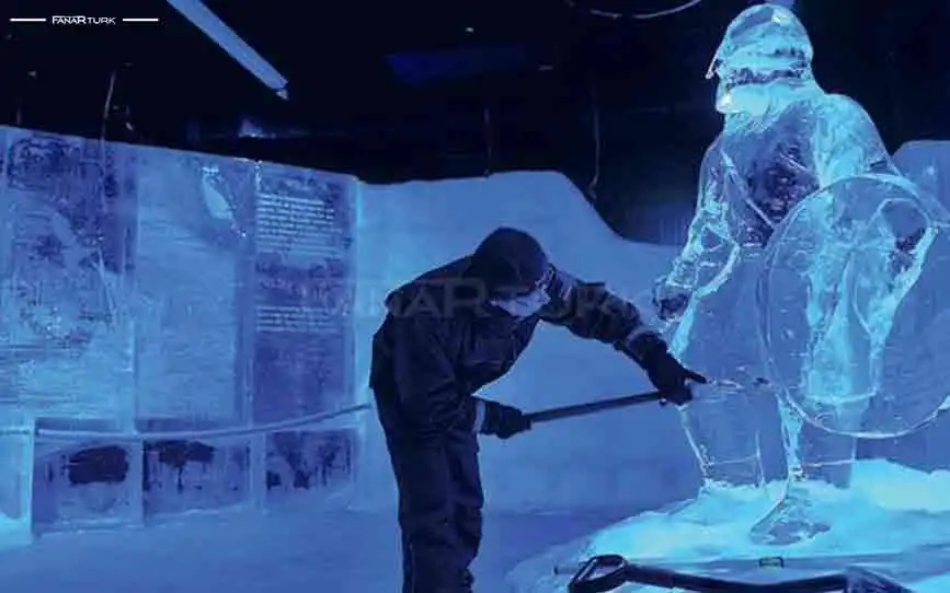 متحف الثلج في اسطنبول السحر البارد